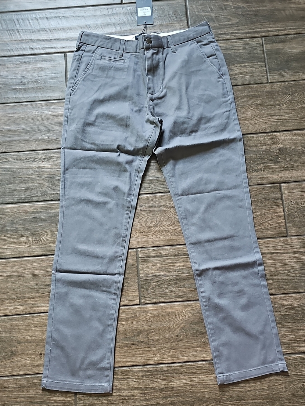 Five Four Men's Gray Straight Chino Pants- Jagger Straight